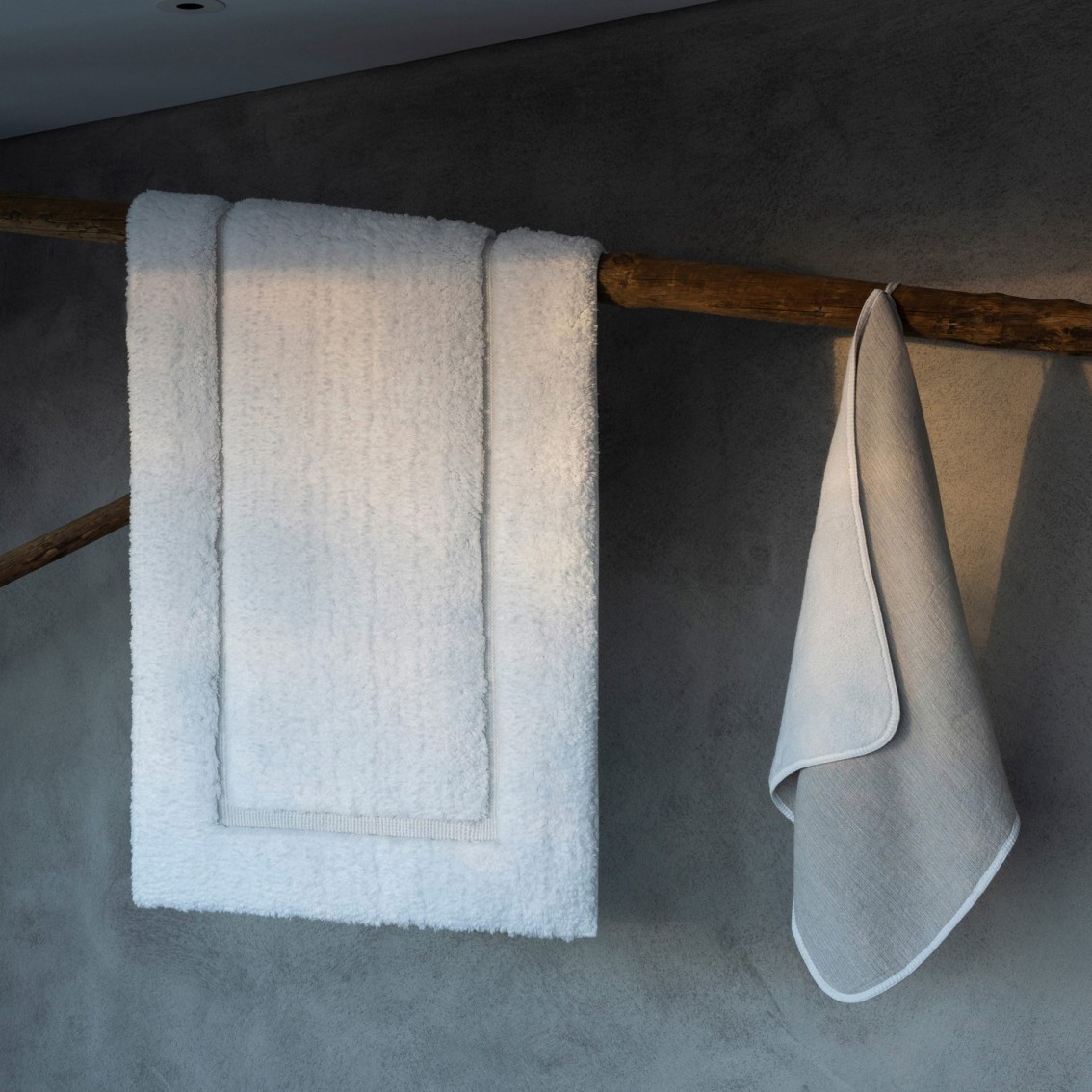 LINEN DUO BATH RUG