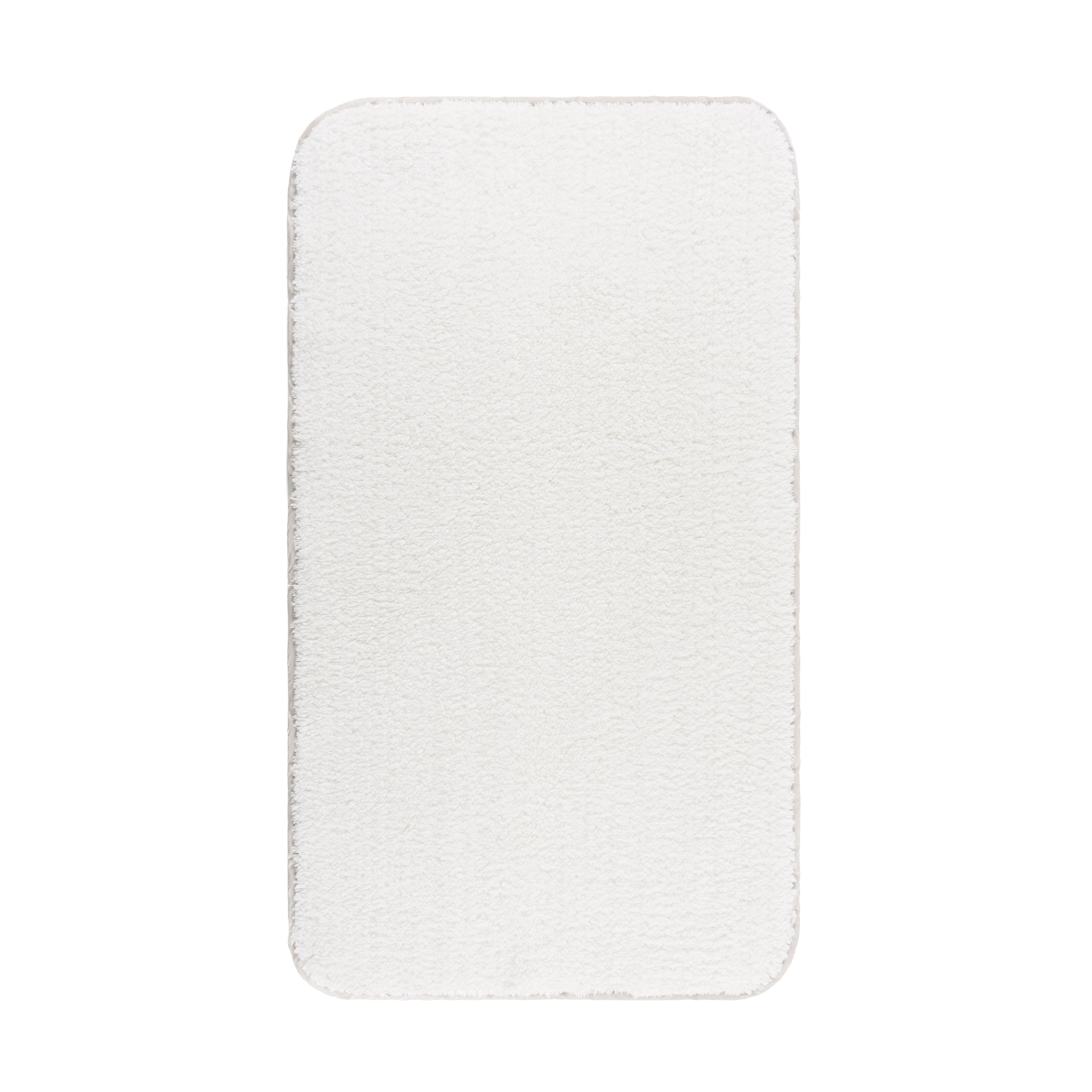 LINEN SNOW BATH RUG