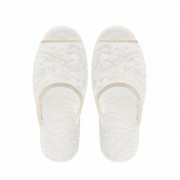 LINEN SNOW SLIPPERS LINEN SNOW SLIPPERS