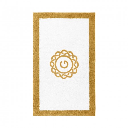 EGOIST BORDER MONOGRAM BATH RUG