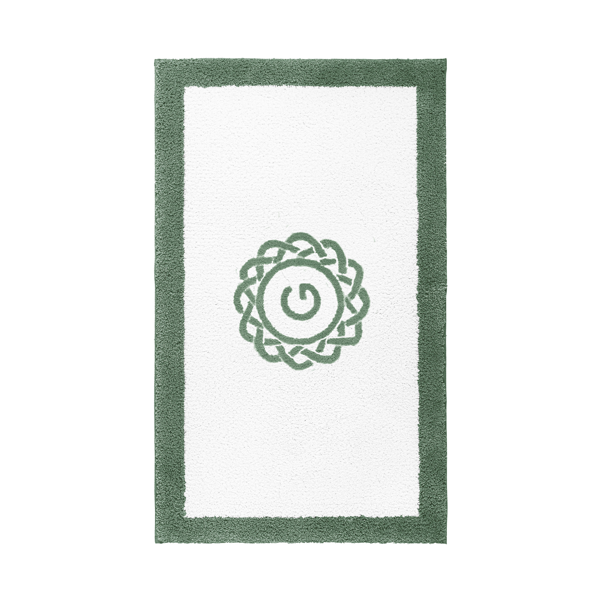 EGOIST BORDER MONOGRAM BATH RUG