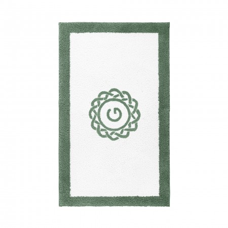 EGOIST BORDER MONOGRAM BATH RUG