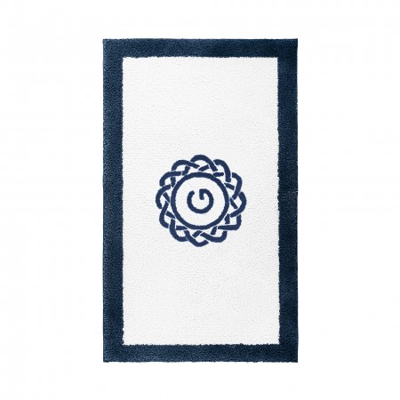 EGOIST BORDER MONOGRAM BATH RUG