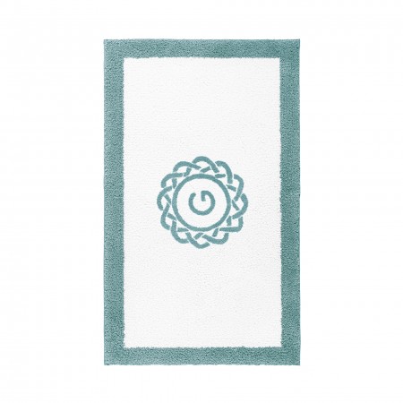 EGOIST BORDER MONOGRAM BATH RUG