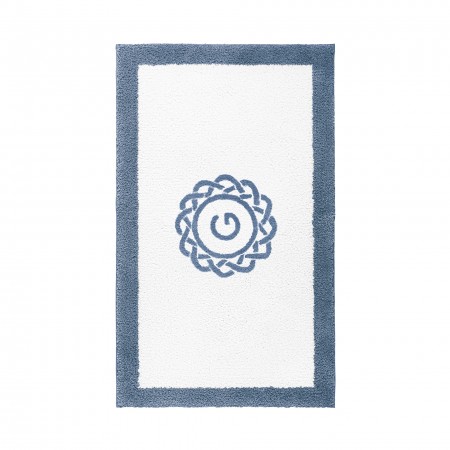 EGOIST BORDER MONOGRAM BATH RUG