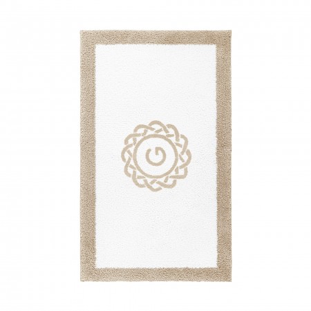 EGOIST BORDER MONOGRAM BATH RUG