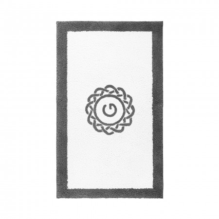 EGOIST BORDER MONOGRAM BATH RUG