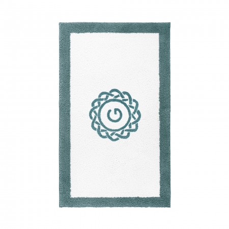 EGOIST BORDER MONOGRAM BATH RUG
