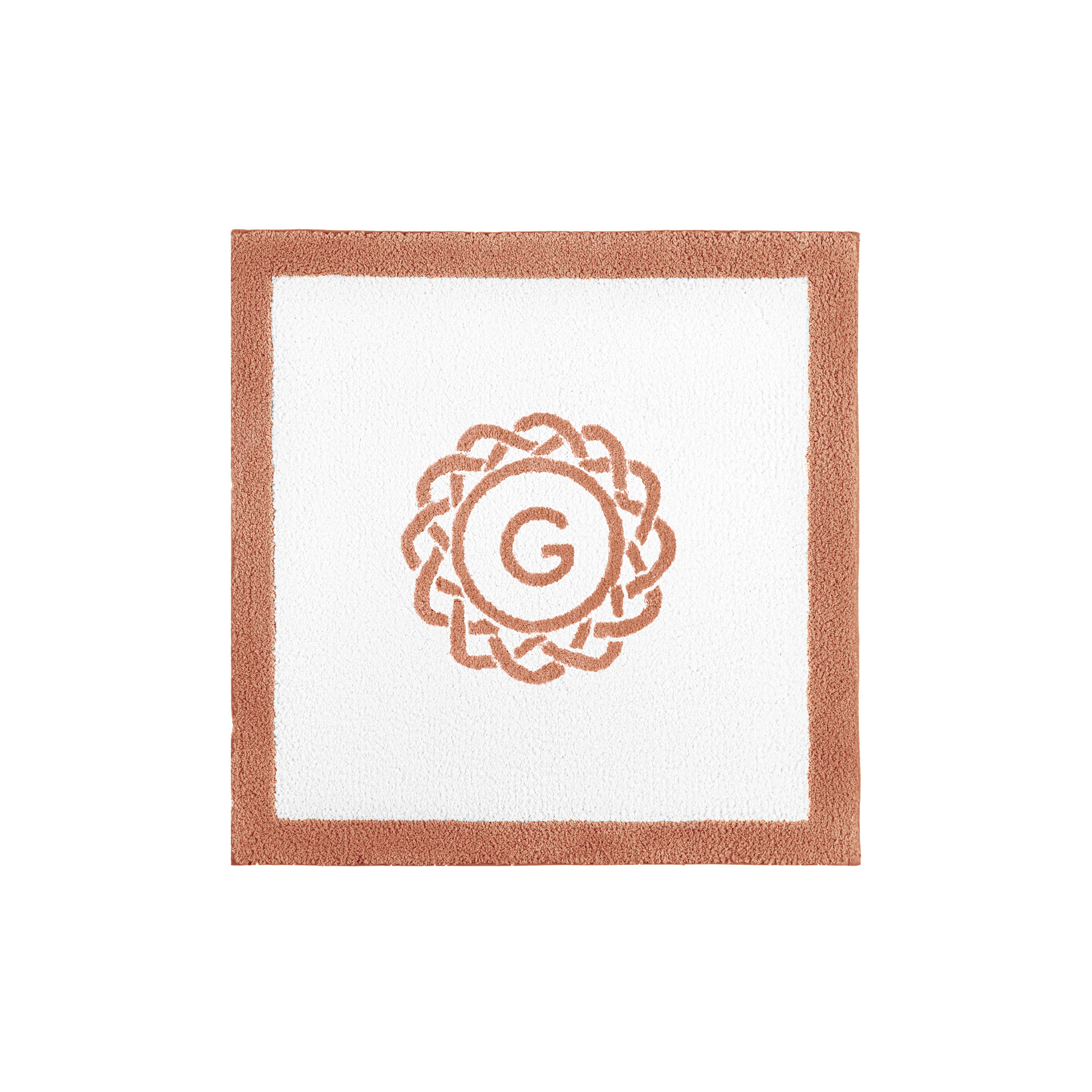 EGOIST BORDER MONOGRAM BATH RUG