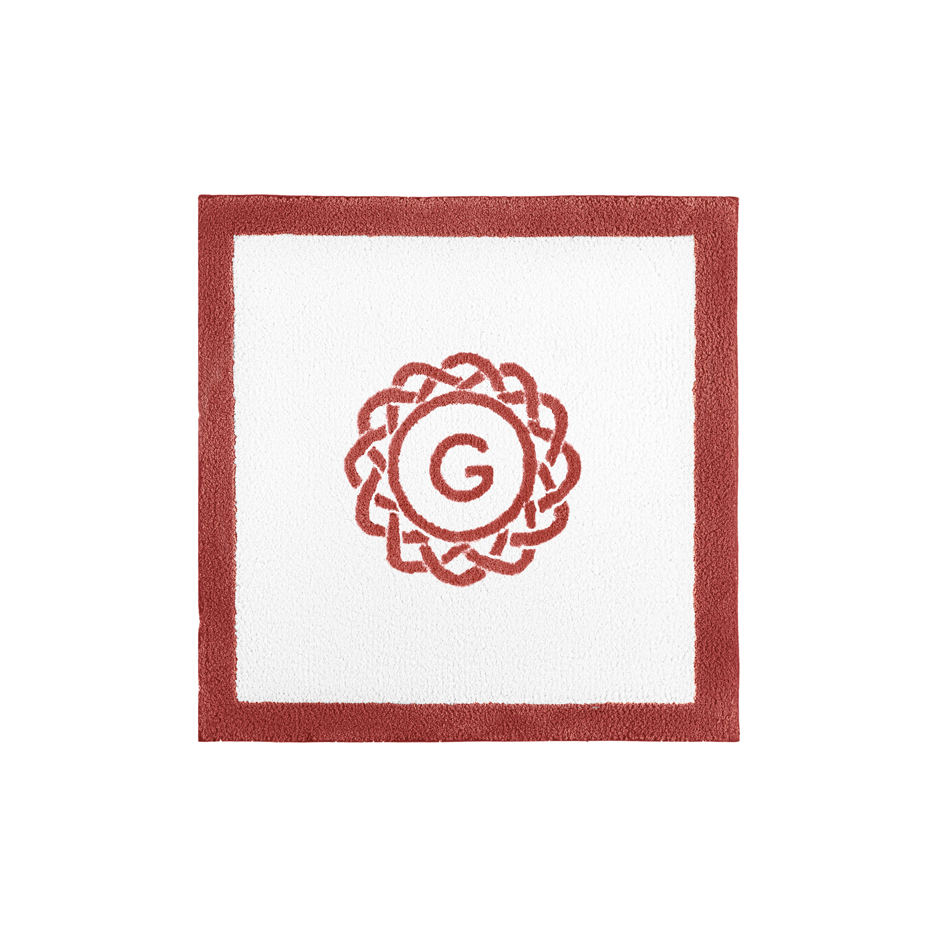 EGOIST BORDER MONOGRAM BATH RUG