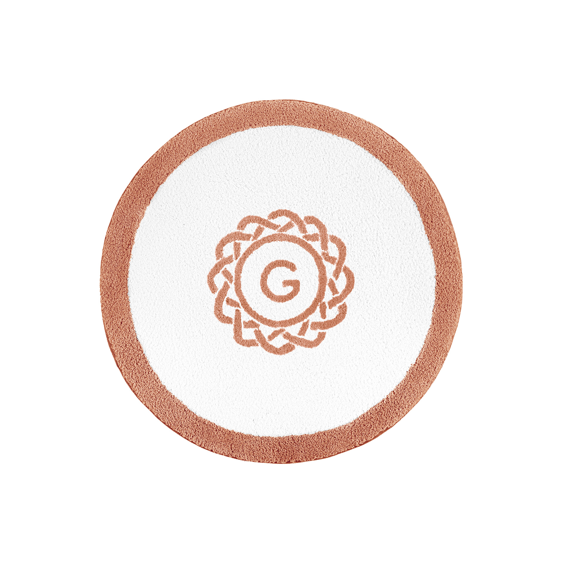 EGOIST BORDER MONOGRAM BATH RUG