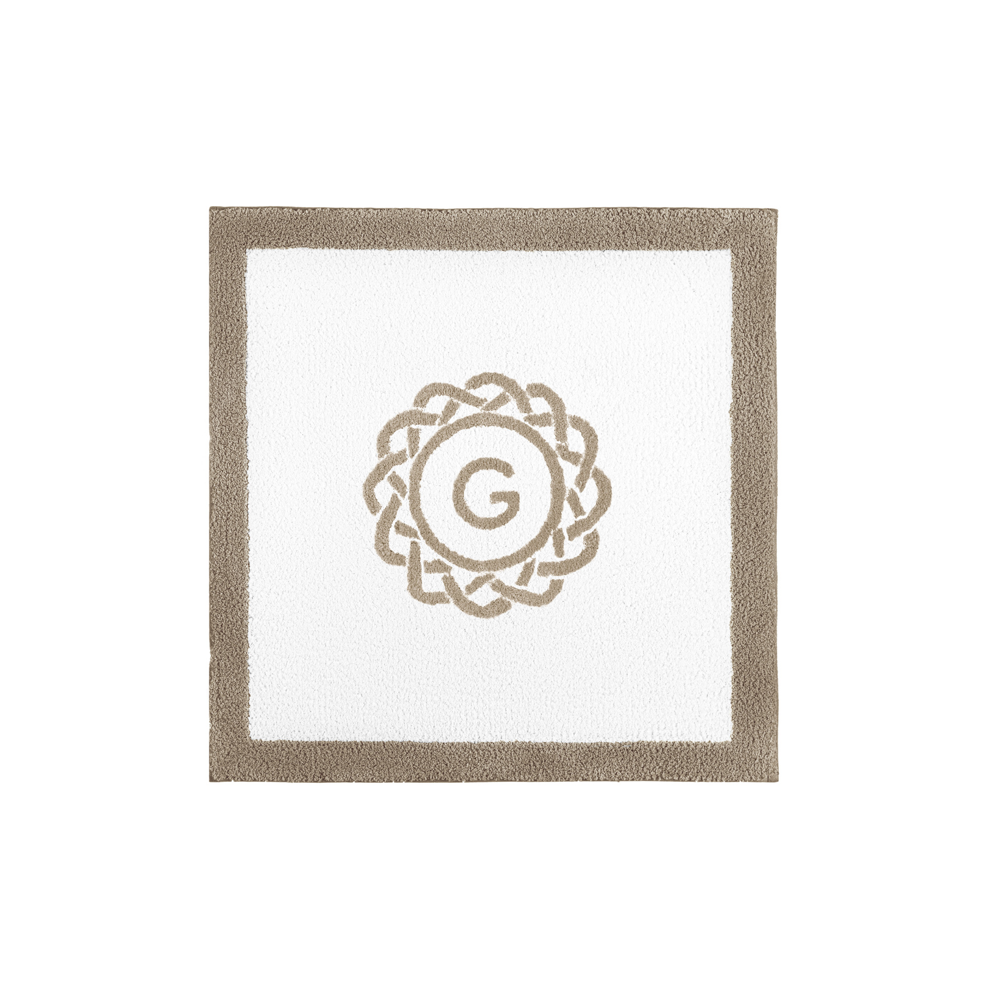 EGOIST BORDER MONOGRAM BATH RUG