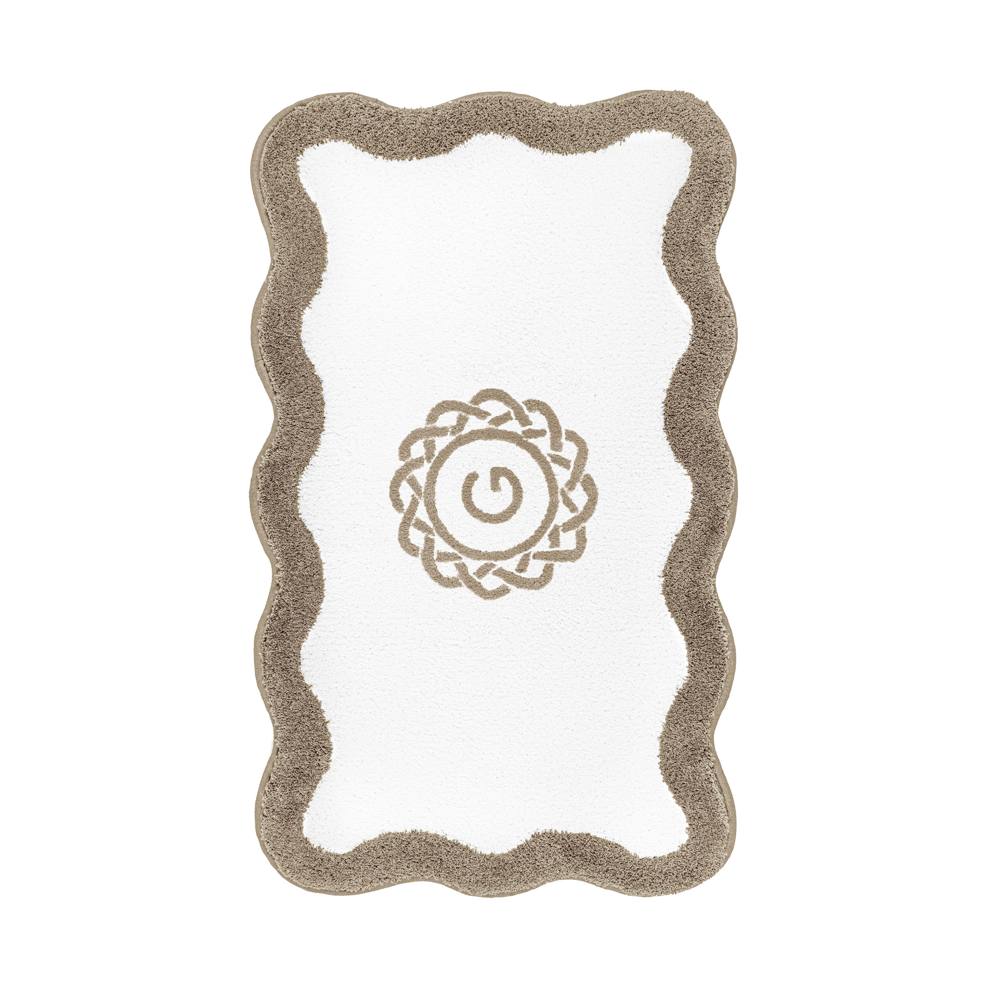 EGOIST BORDER MONOGRAM BATH RUG