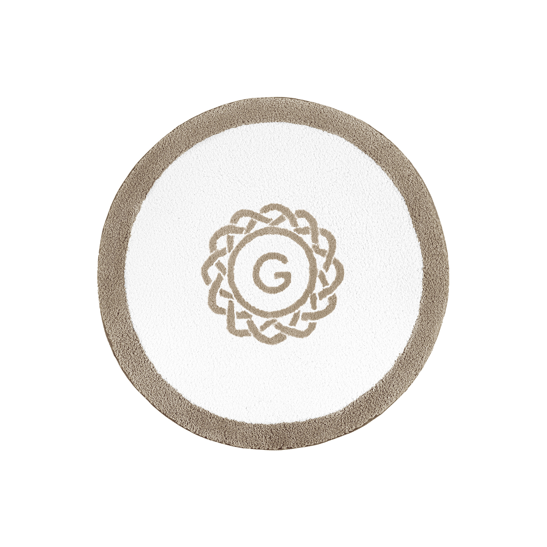 EGOIST BORDER MONOGRAM BATH RUG