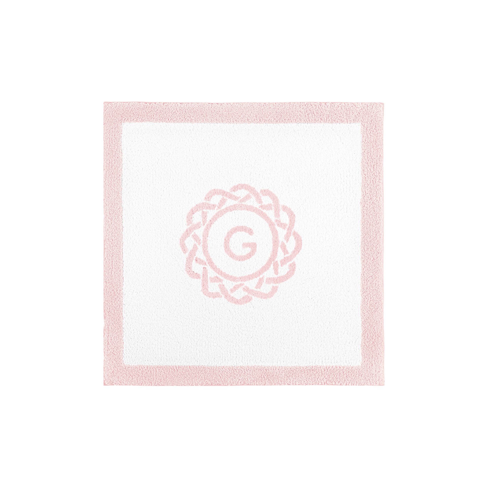 EGOIST BORDER MONOGRAM BATH RUG