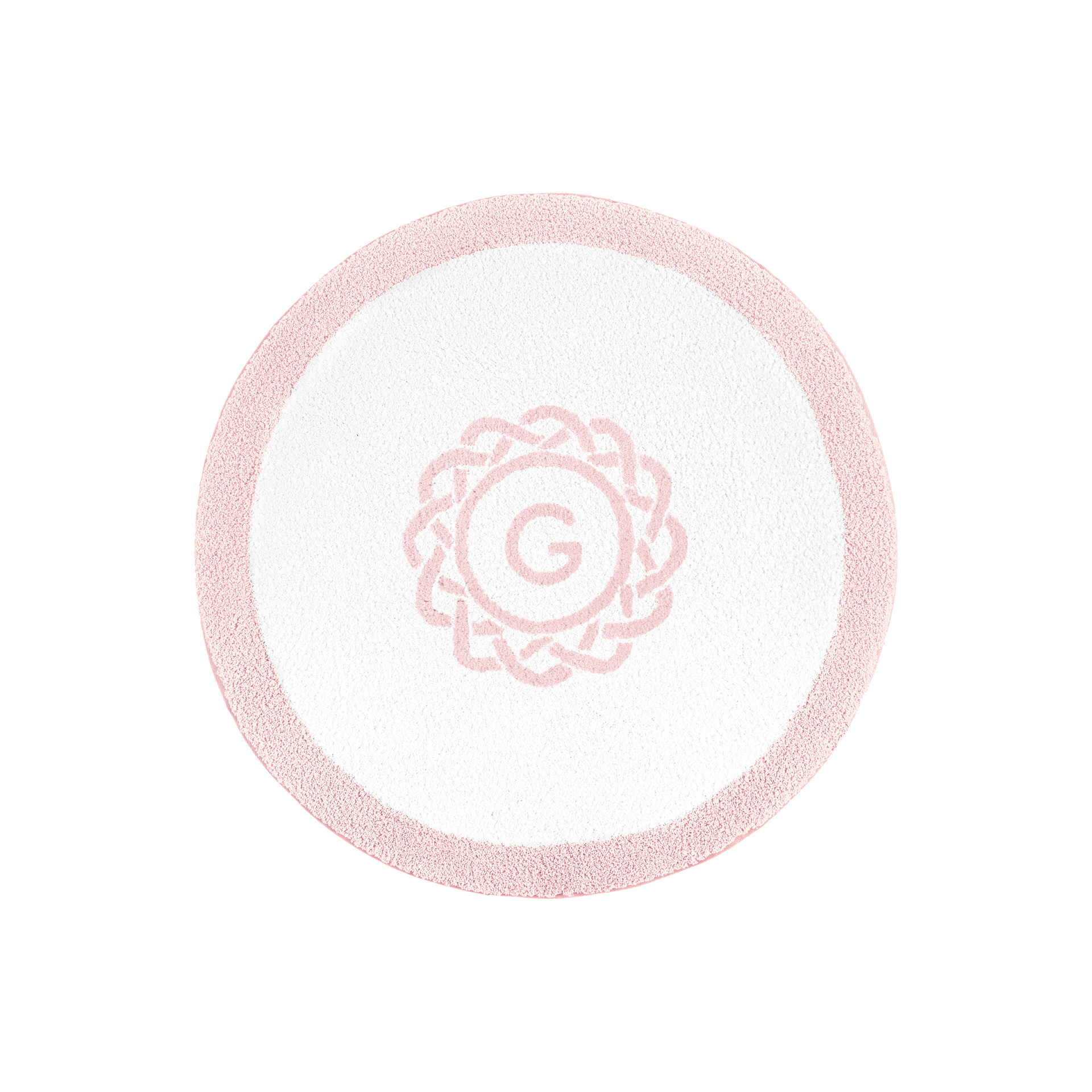 EGOIST BORDER MONOGRAM BATH RUG