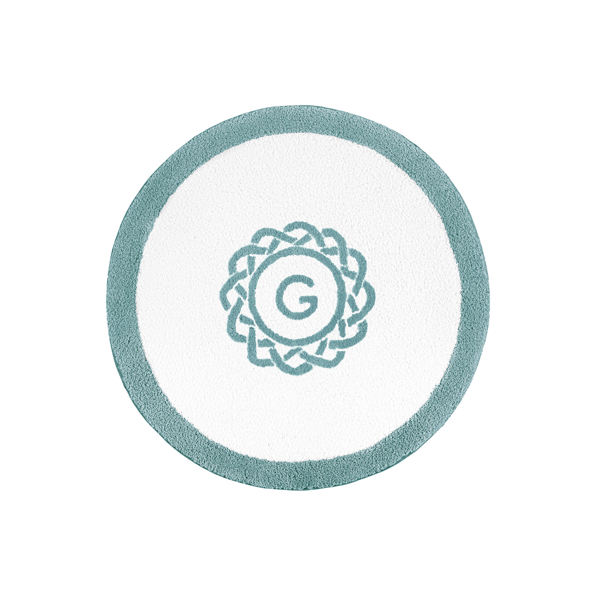 EGOIST BORDER MONOGRAM BATH RUG