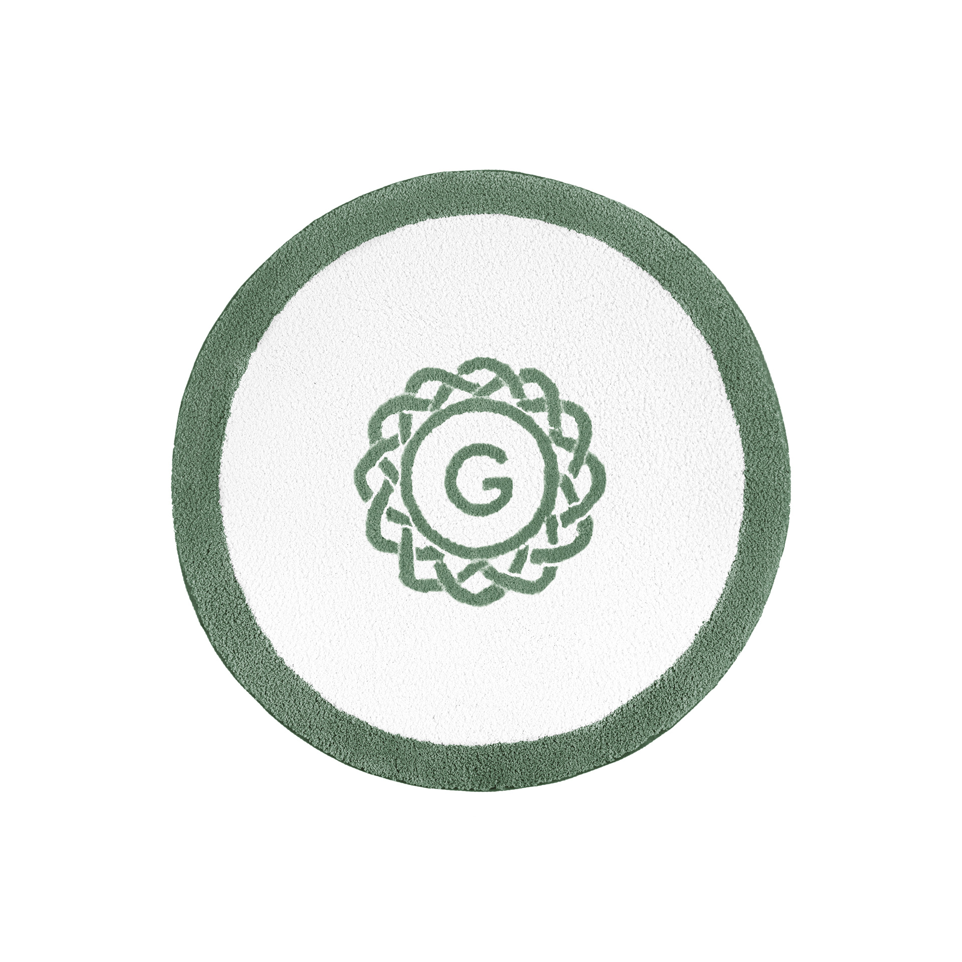 EGOIST BORDER MONOGRAM BATH RUG