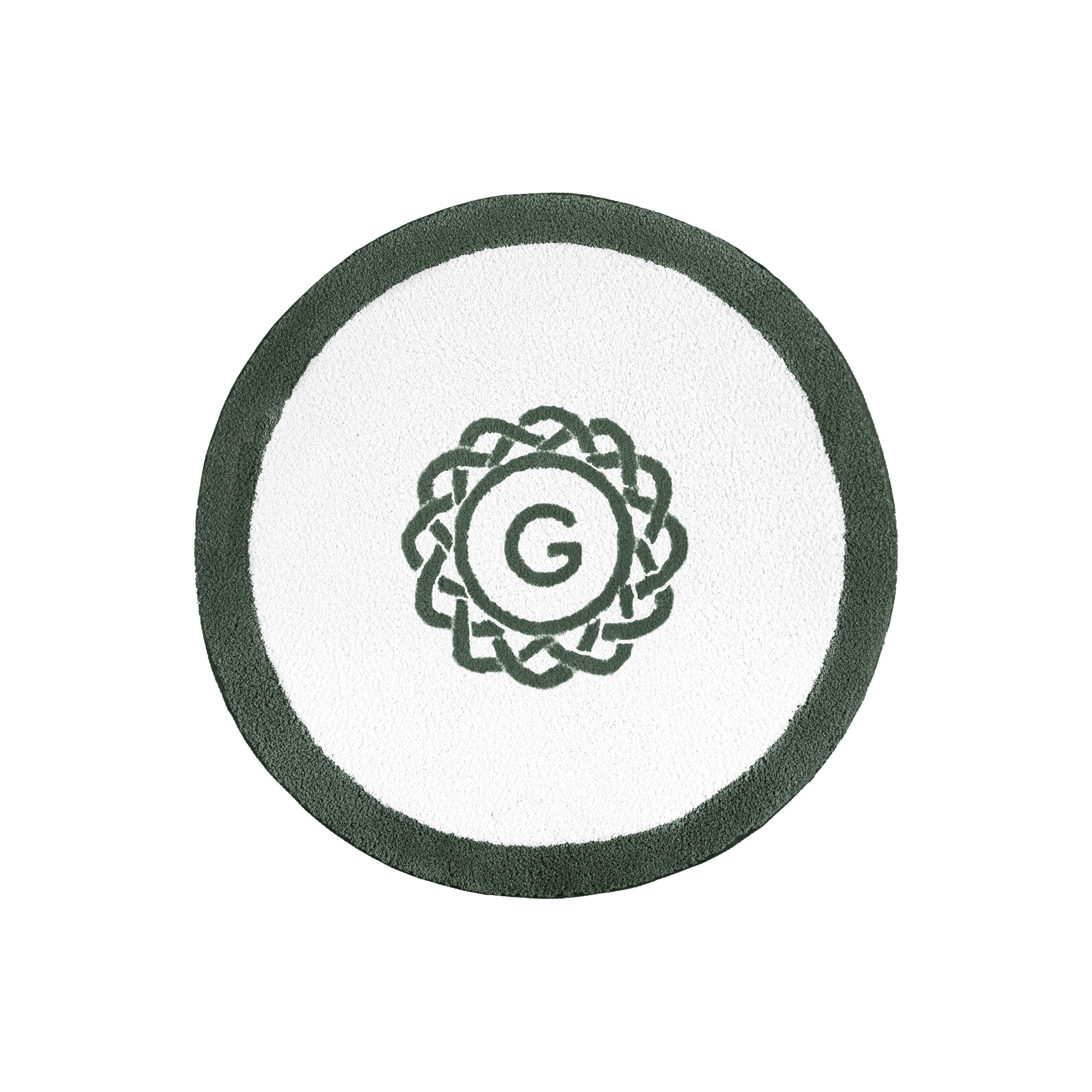 EGOIST BORDER MONOGRAM BATH RUG