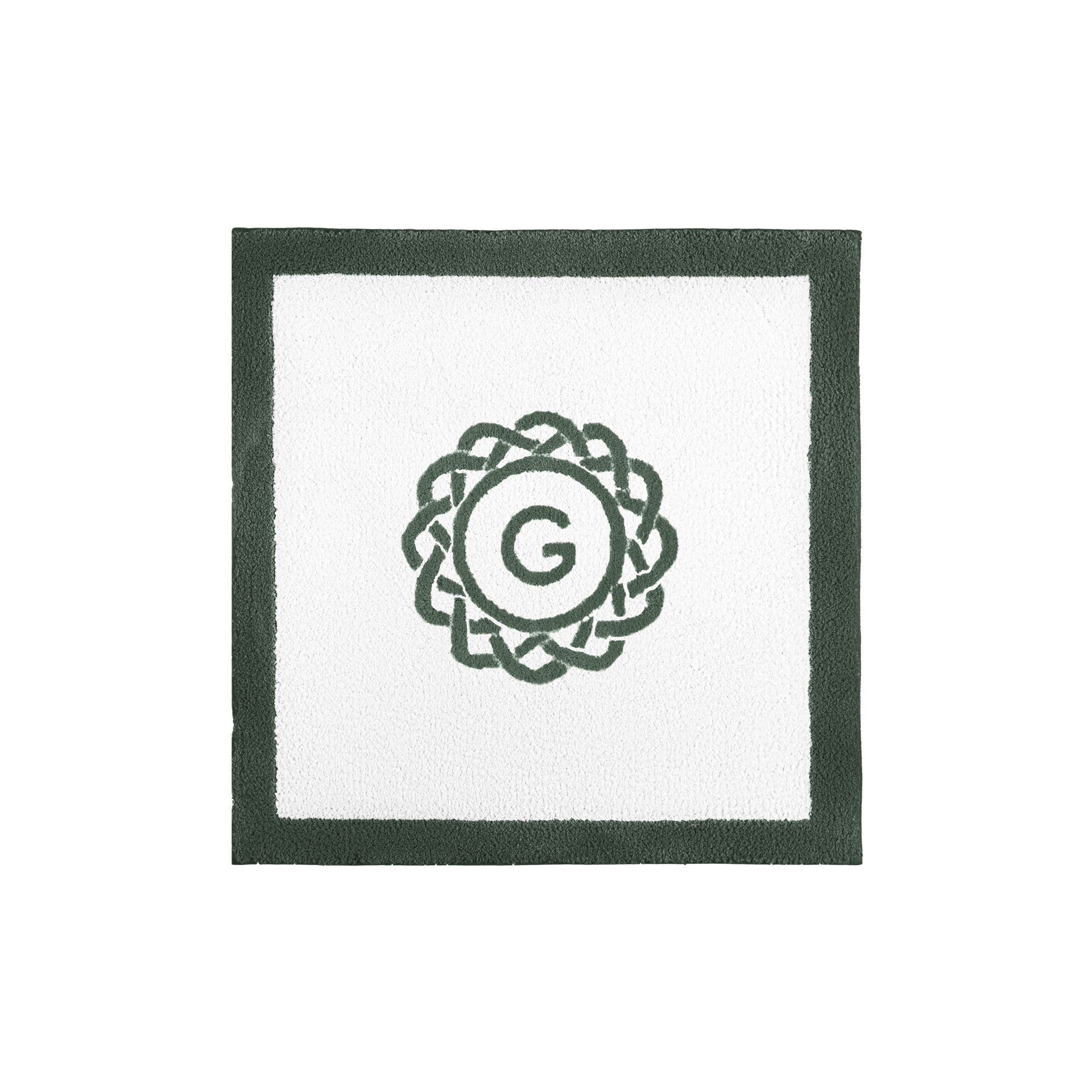 EGOIST BORDER MONOGRAM BATH RUG