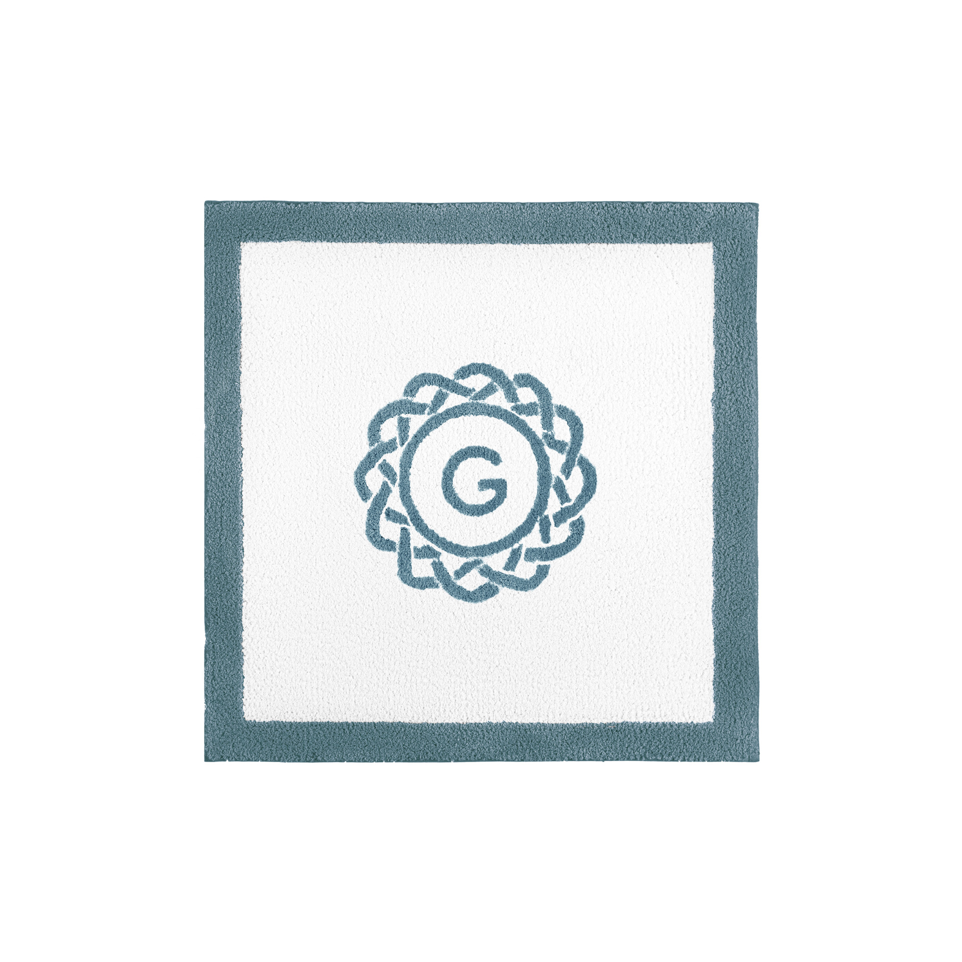 EGOIST BORDER MONOGRAM BATH RUG