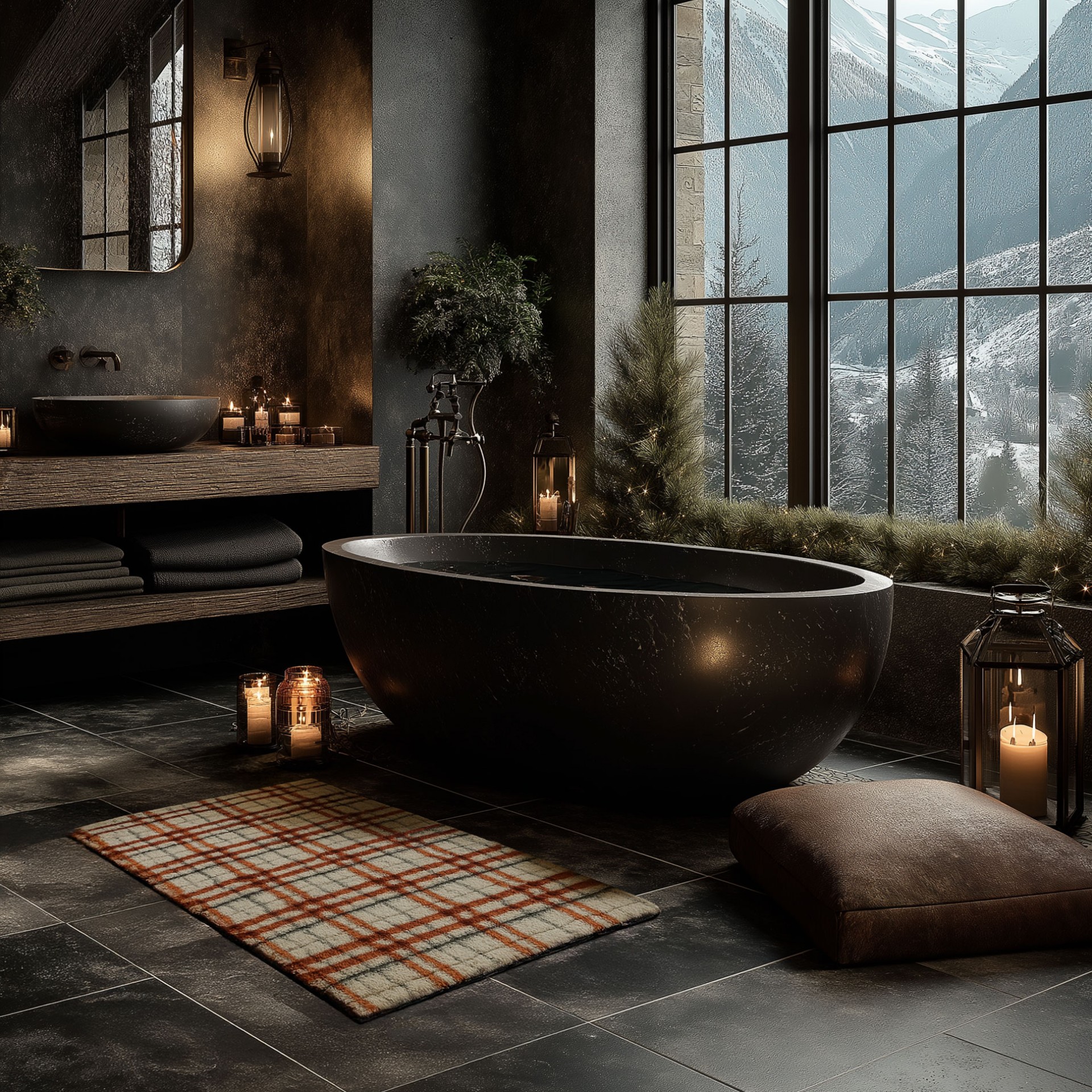 TARTAN TAPETE DE BANHO