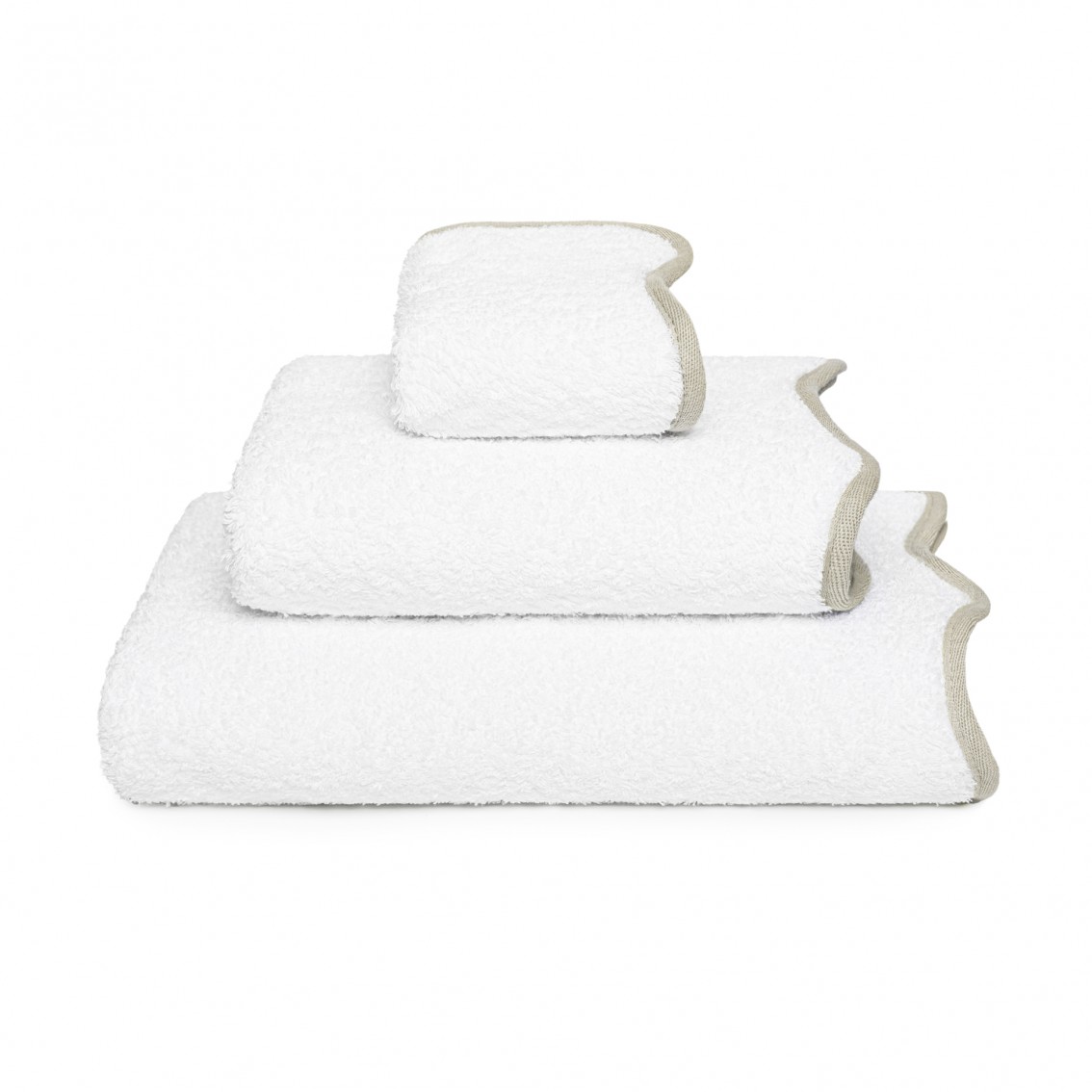 PORTOBELLO SCALLOPED TOWEL PORTOBELLO SCALLOPED TOWEL