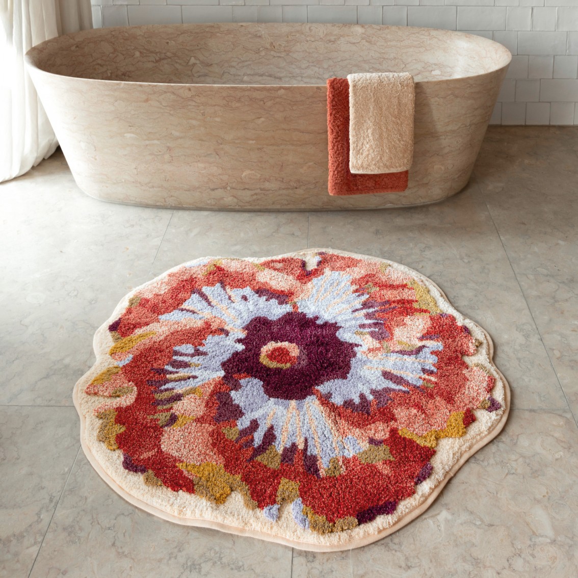 HIBISCUS BATH RUG