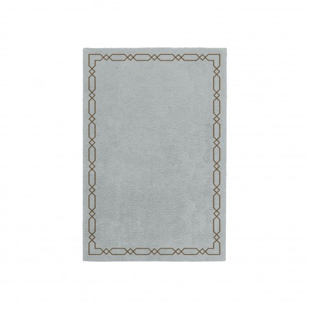 DIAMOND COOL GRAY AREA RUG
