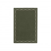 DIAMOND EARTH GREEN AREA RUG