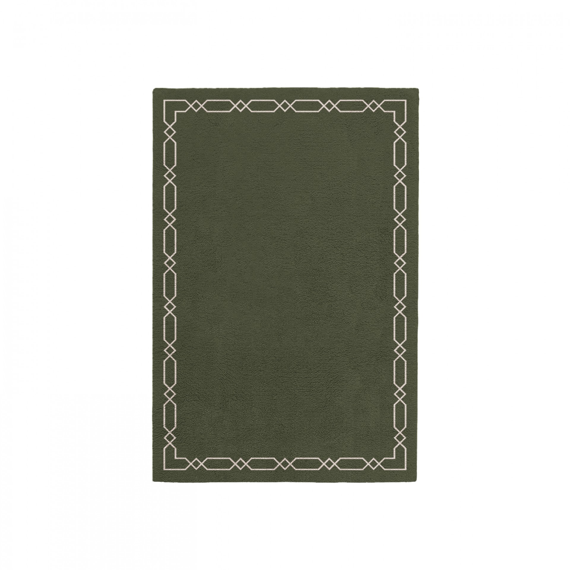 DIAMOND EARTH GREEN AREA RUG