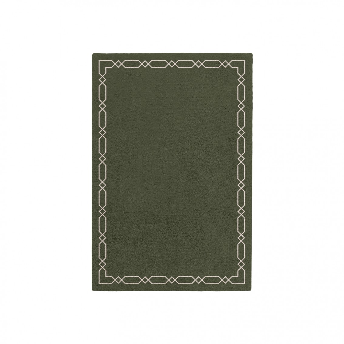 DIAMOND EARTH GREEN AREA RUG