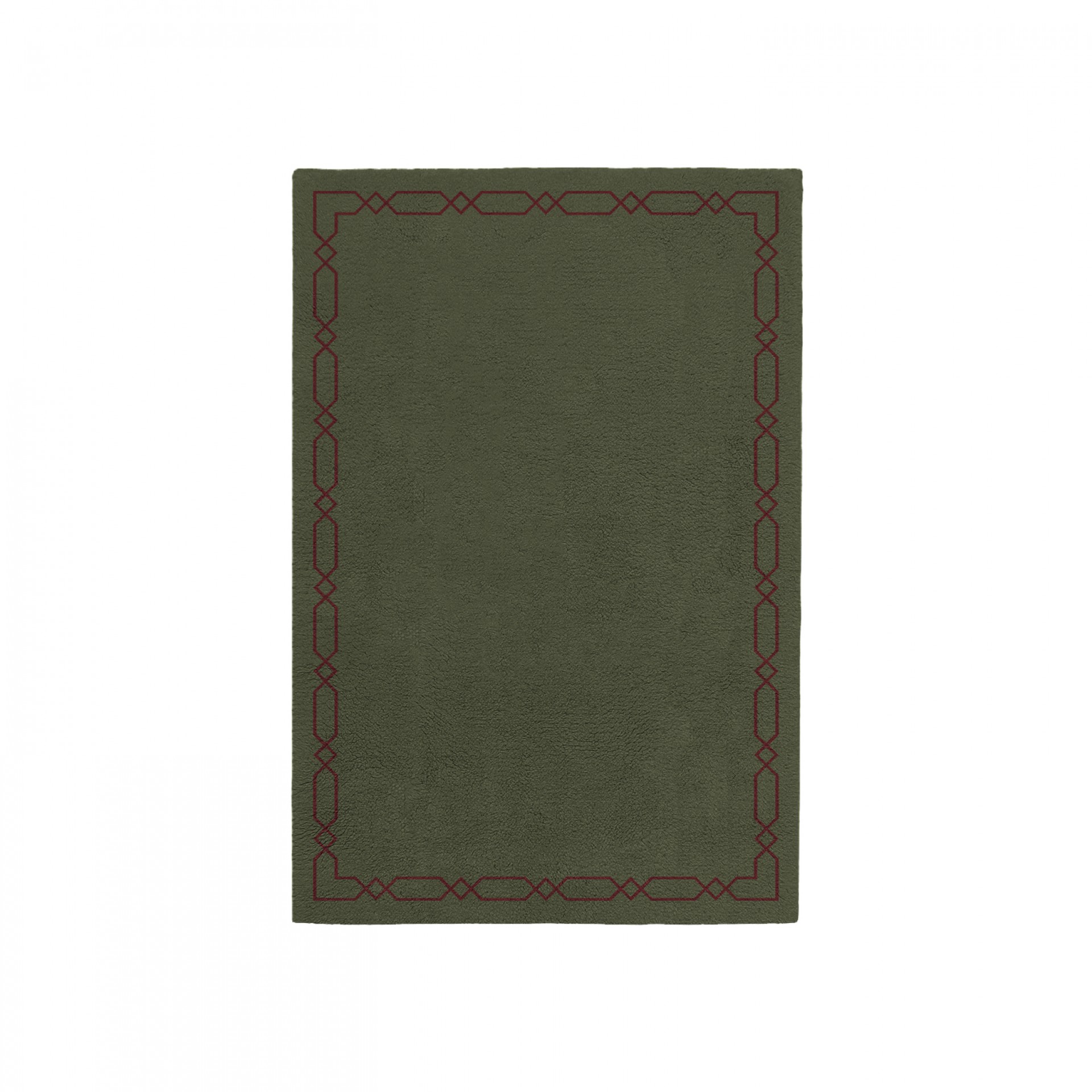 DIAMOND EARTH GREEN AREA RUG