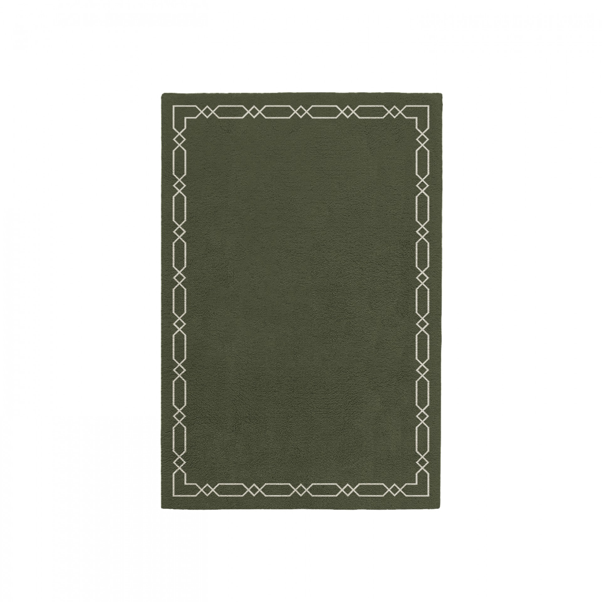 DIAMOND EARTH GREEN AREA RUG