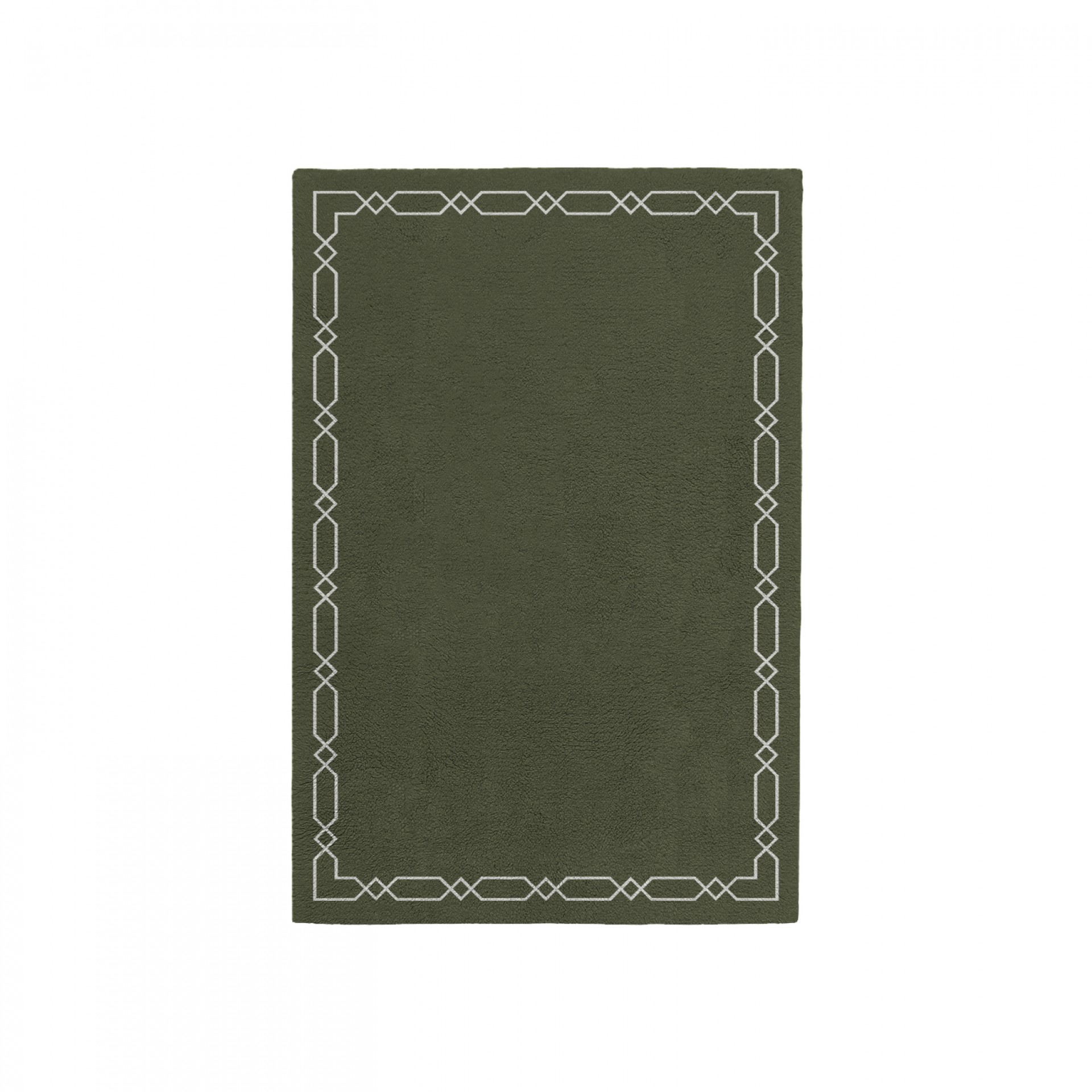 DIAMOND EARTH GREEN AREA RUG