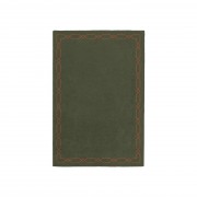 DIAMOND EARTH GREEN AREA RUG