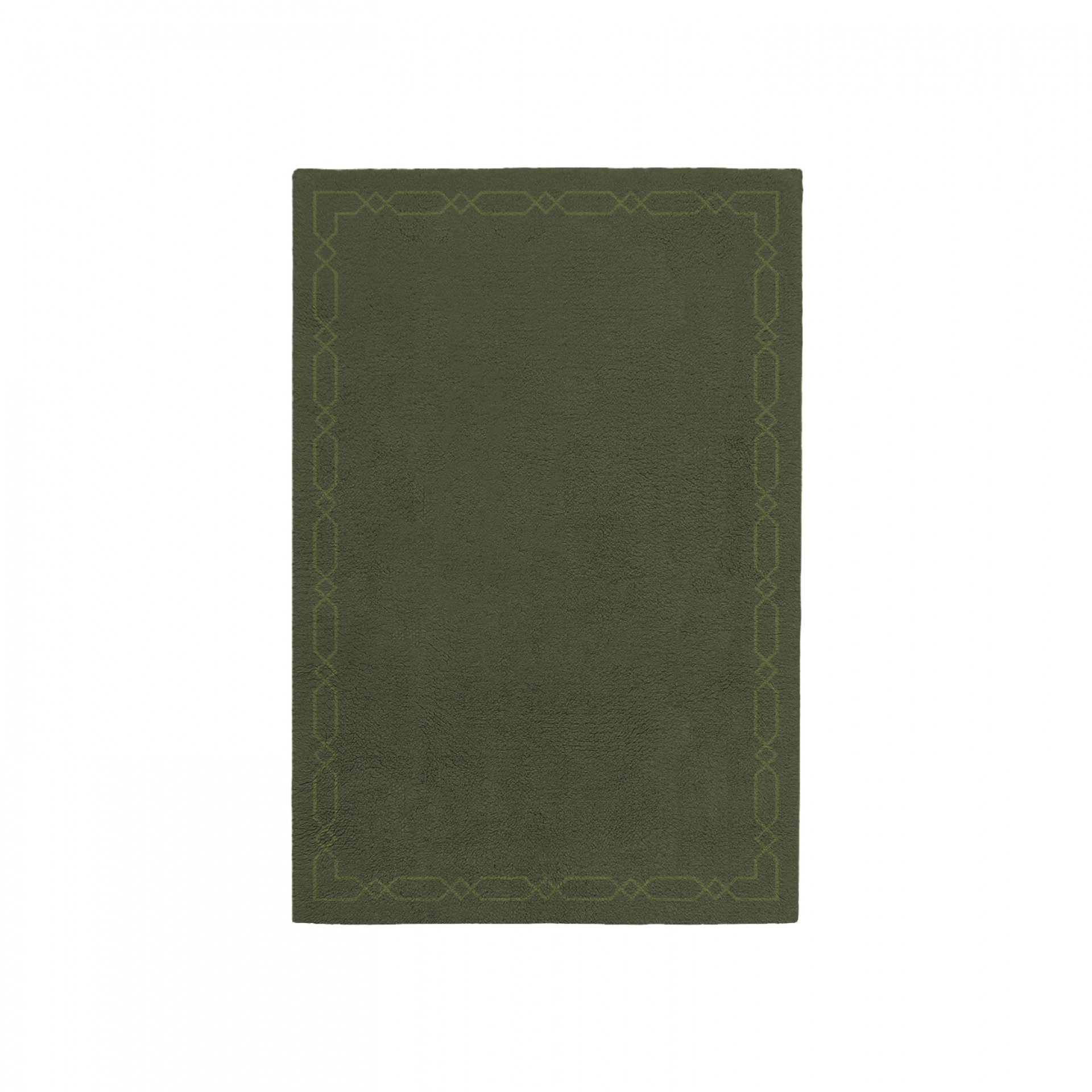 DIAMOND EARTH GREEN AREA RUG