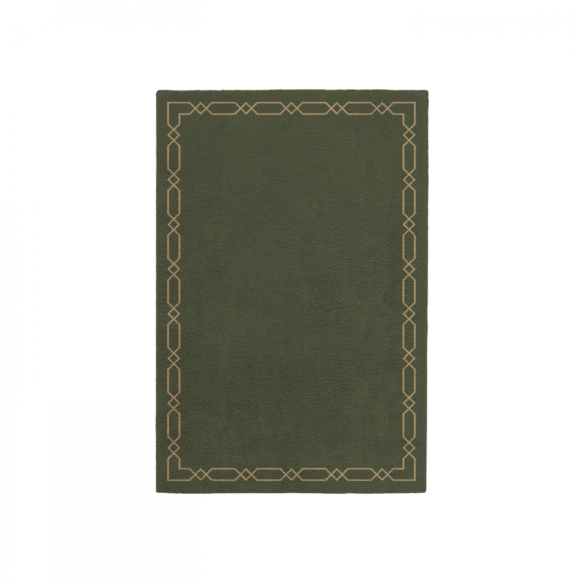 DIAMOND EARTH GREEN AREA RUG