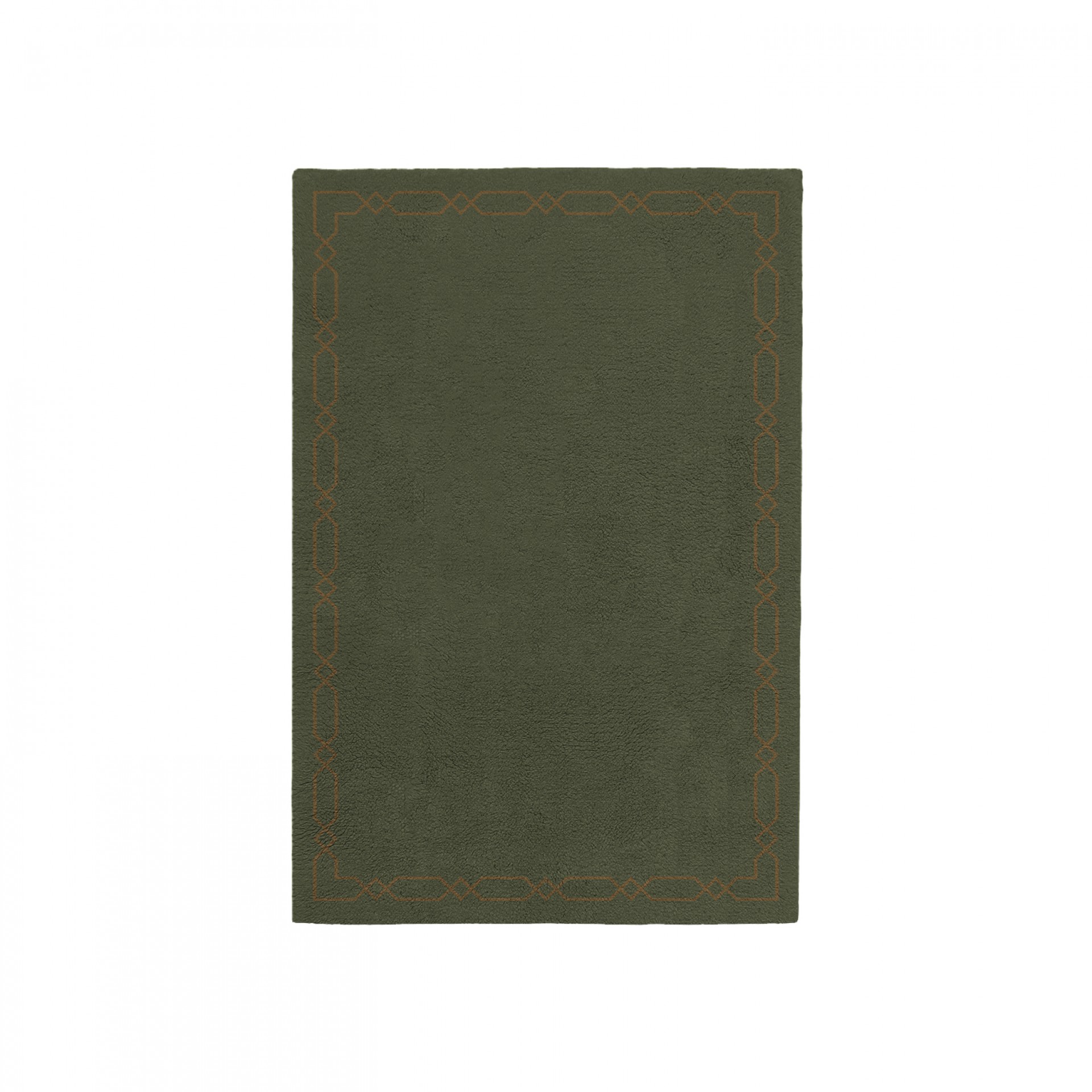 DIAMOND EARTH GREEN AREA RUG