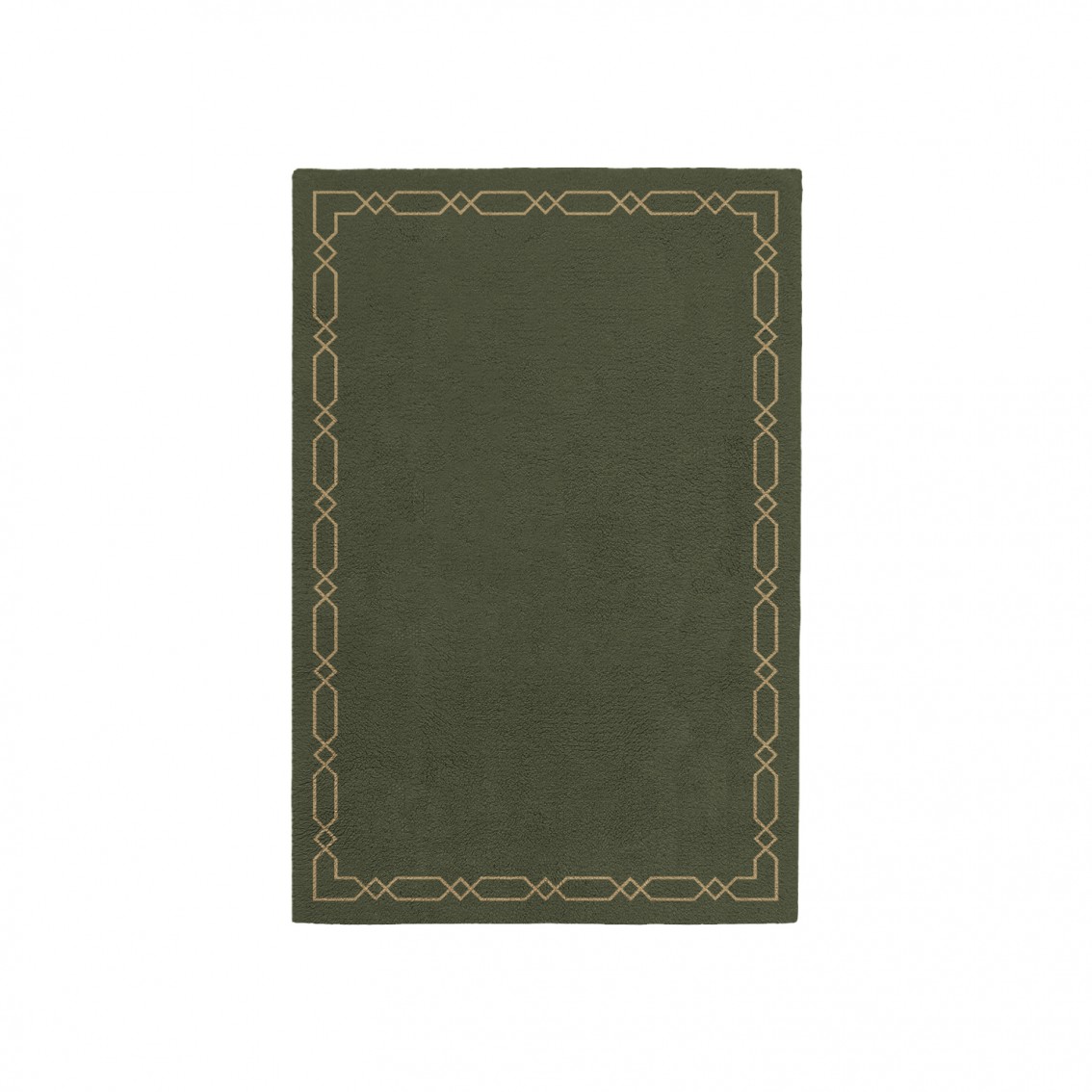 DIAMOND EARTH GREEN AREA RUG