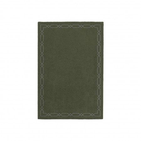 DIAMOND EARTH GREEN AREA RUG