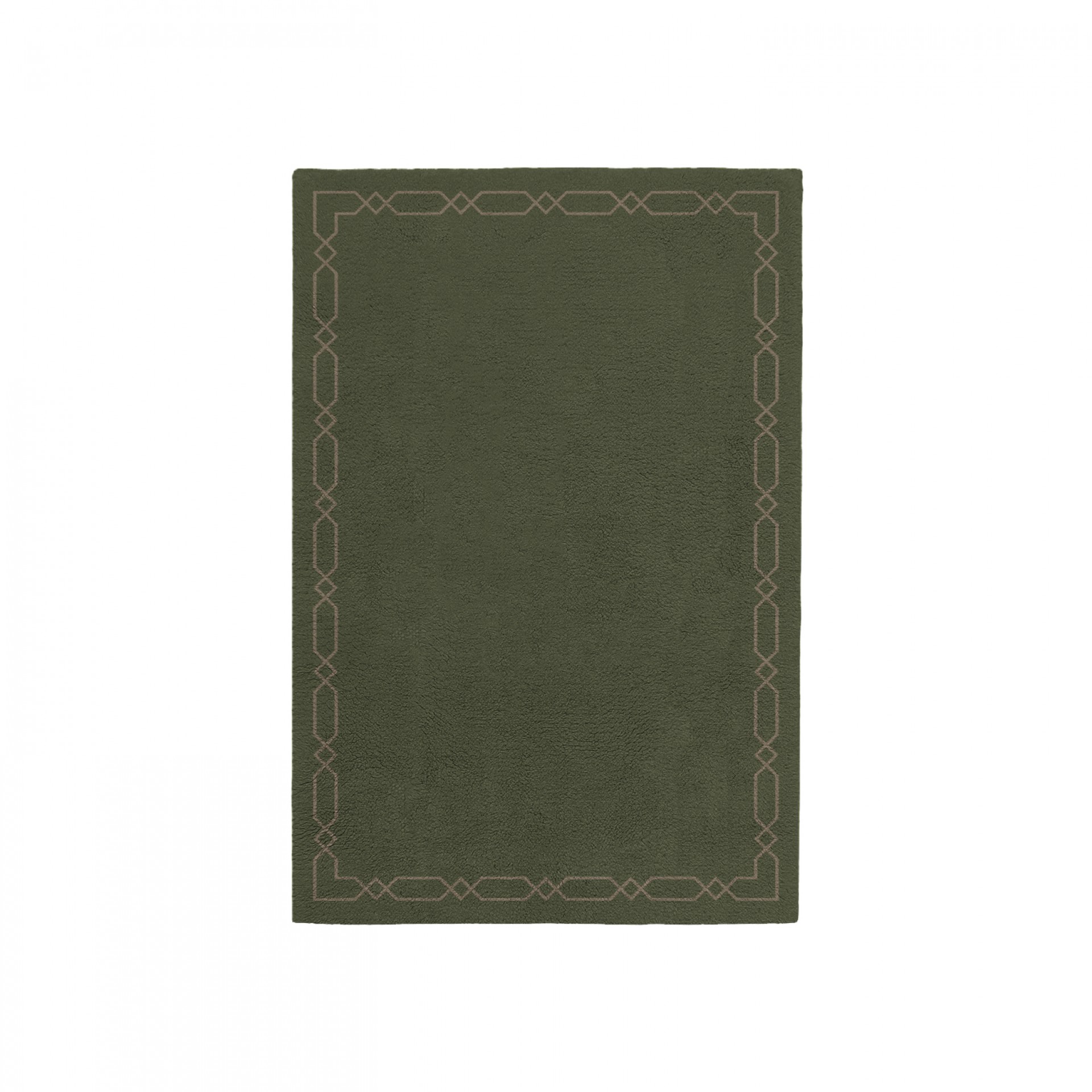 DIAMOND EARTH GREEN AREA RUG