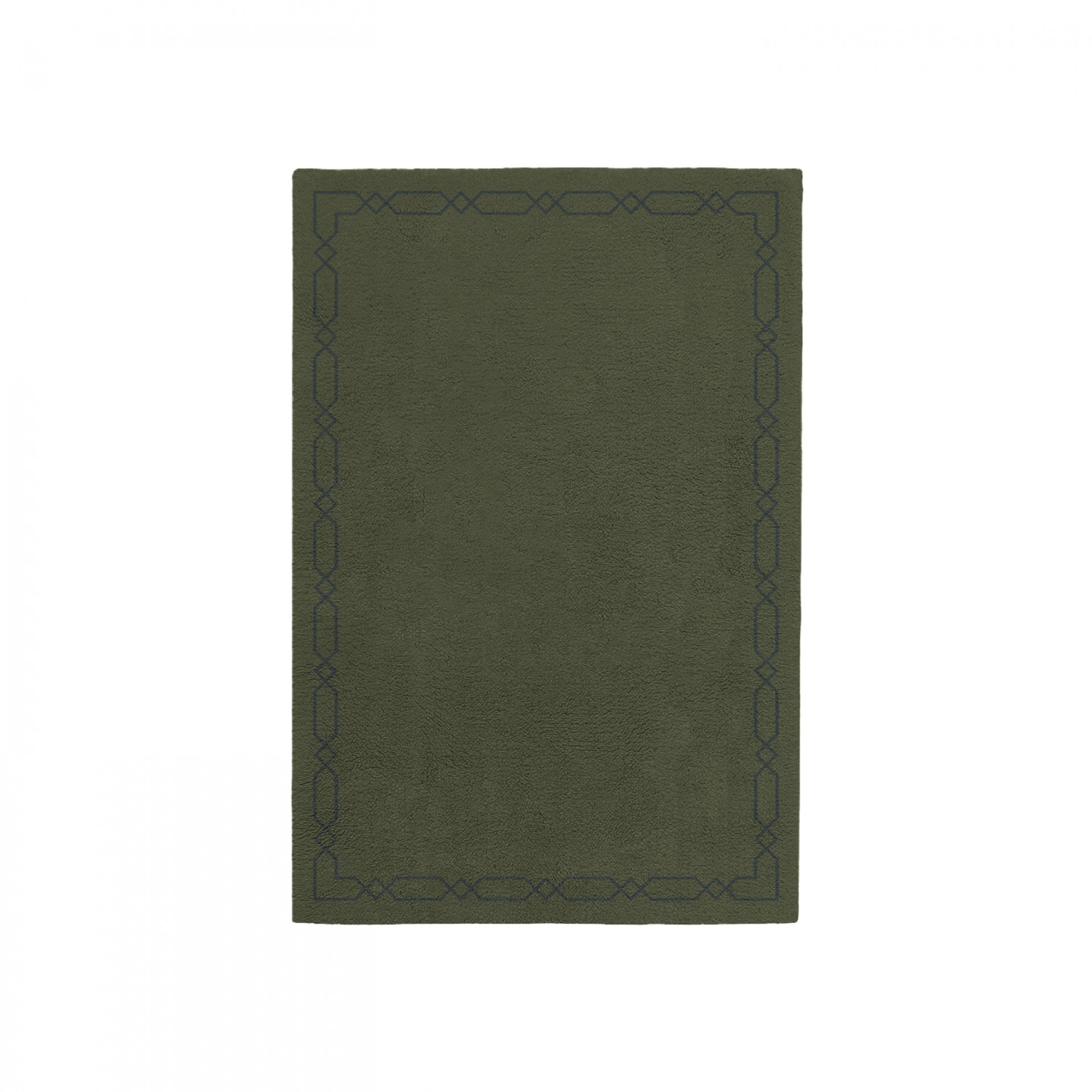 DIAMOND EARTH GREEN AREA RUG