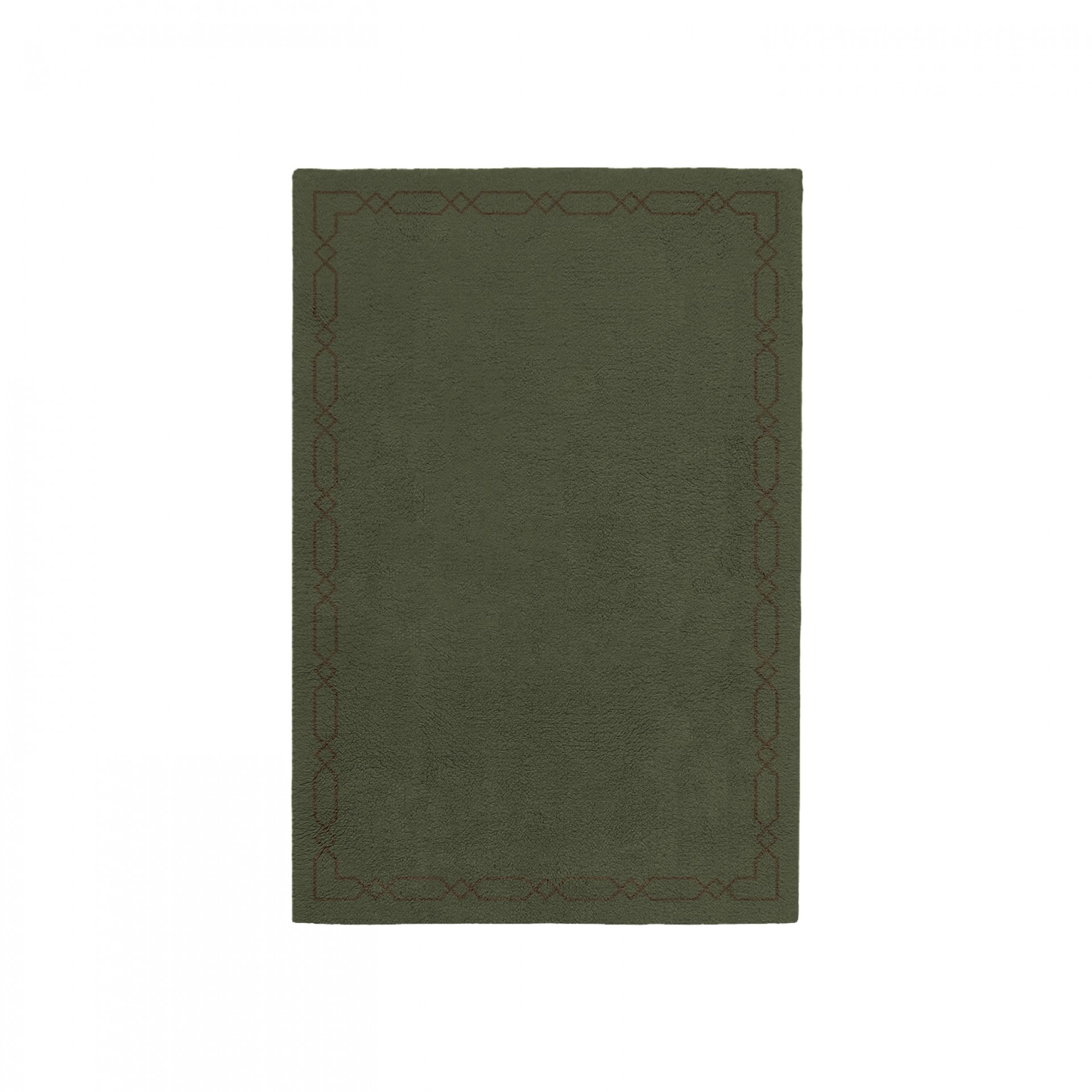 DIAMOND EARTH GREEN AREA RUG