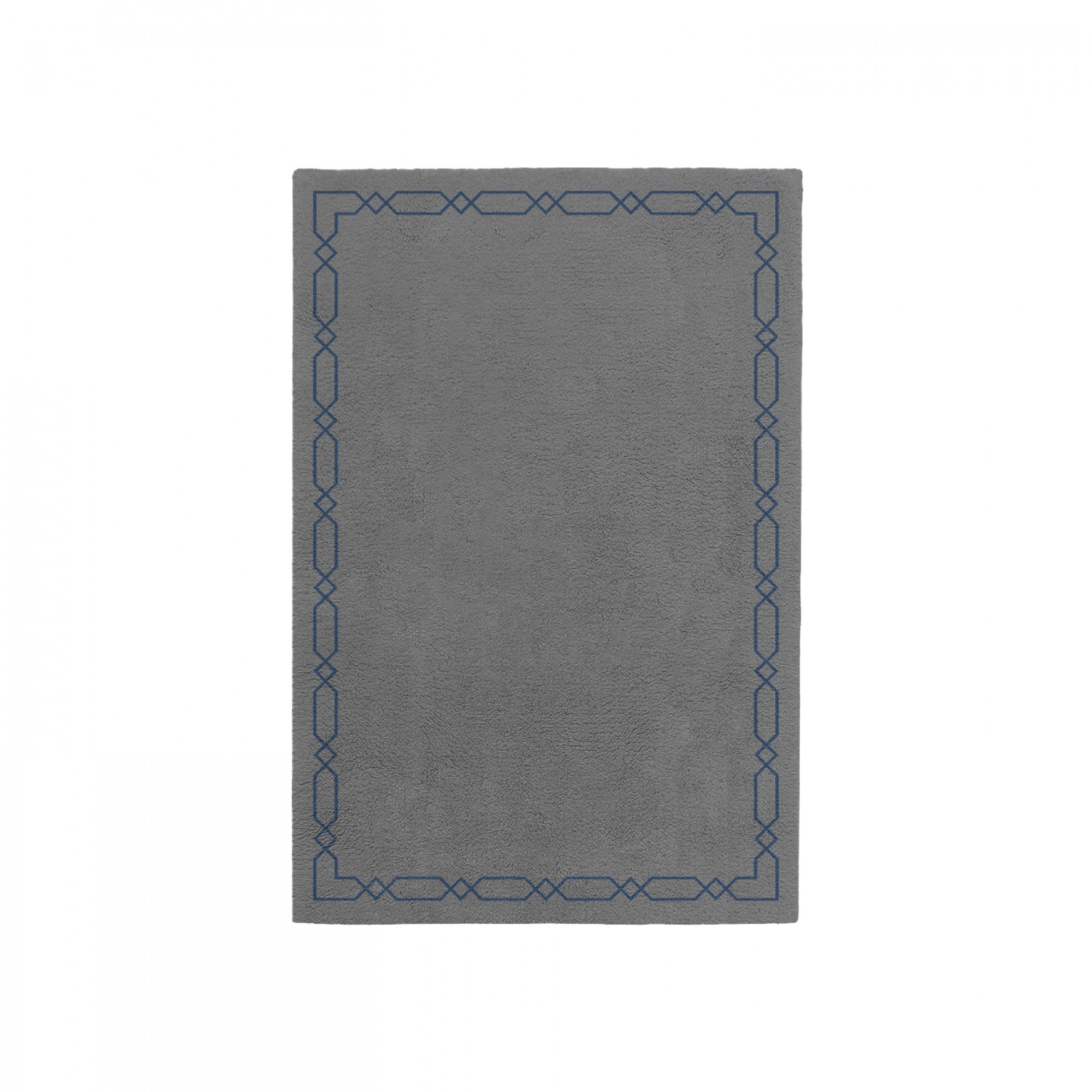 DIAMOND CHARCOAL GRAY AREA RUG