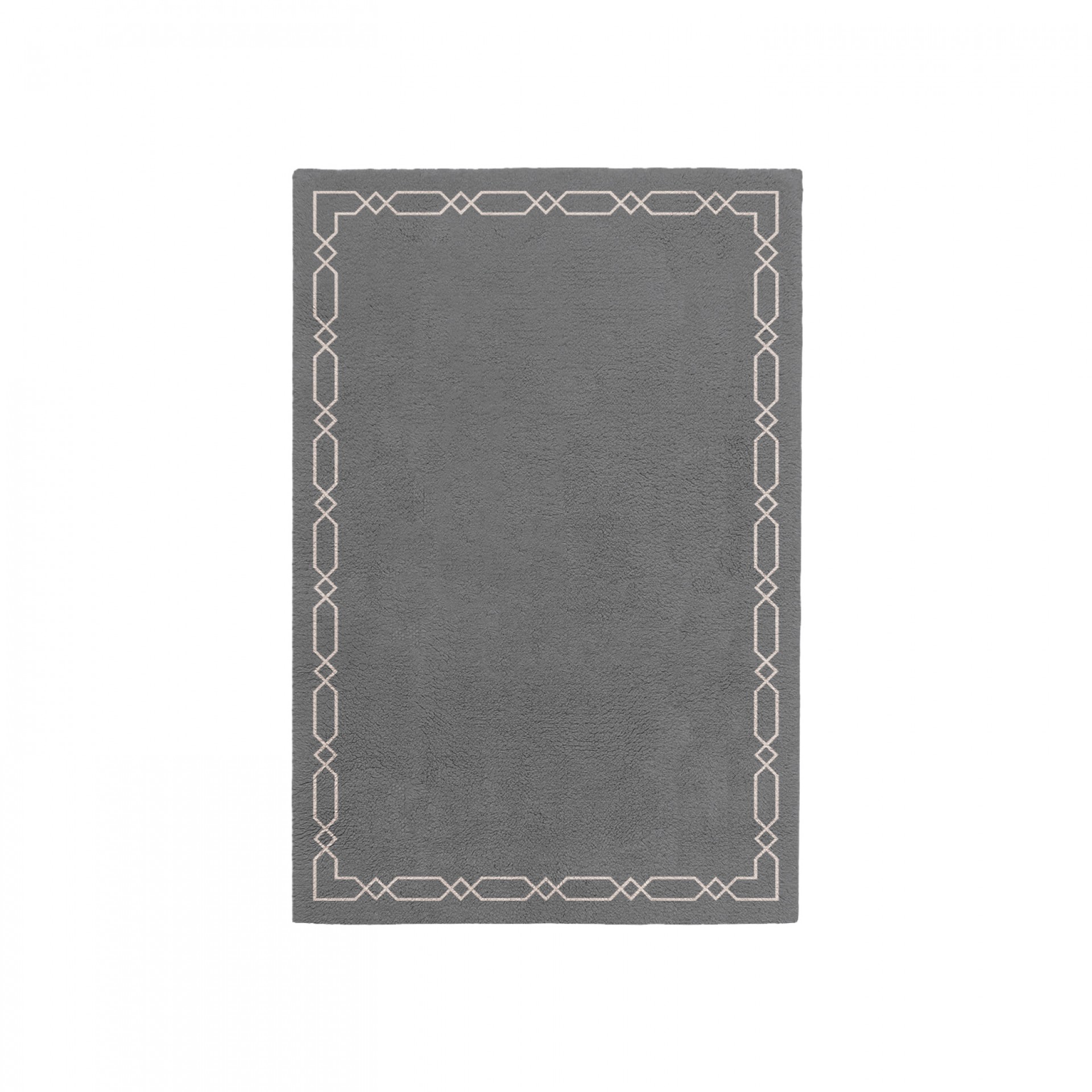DIAMOND CHARCOAL GRAY AREA RUG