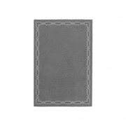 DIAMOND CHARCOAL GRAY AREA RUG