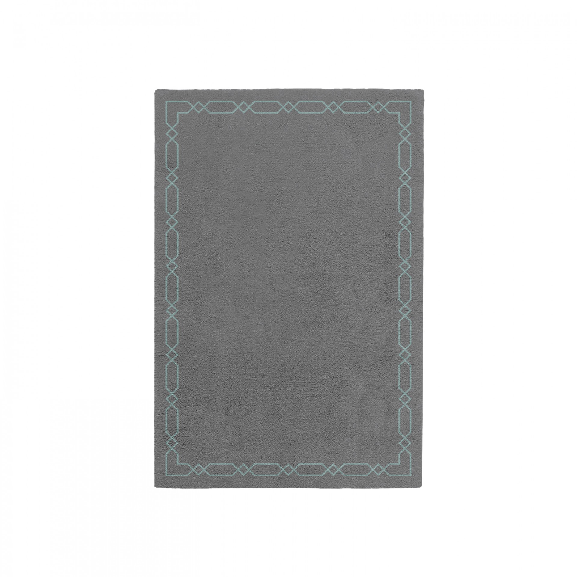 DIAMOND CHARCOAL GRAY AREA RUG