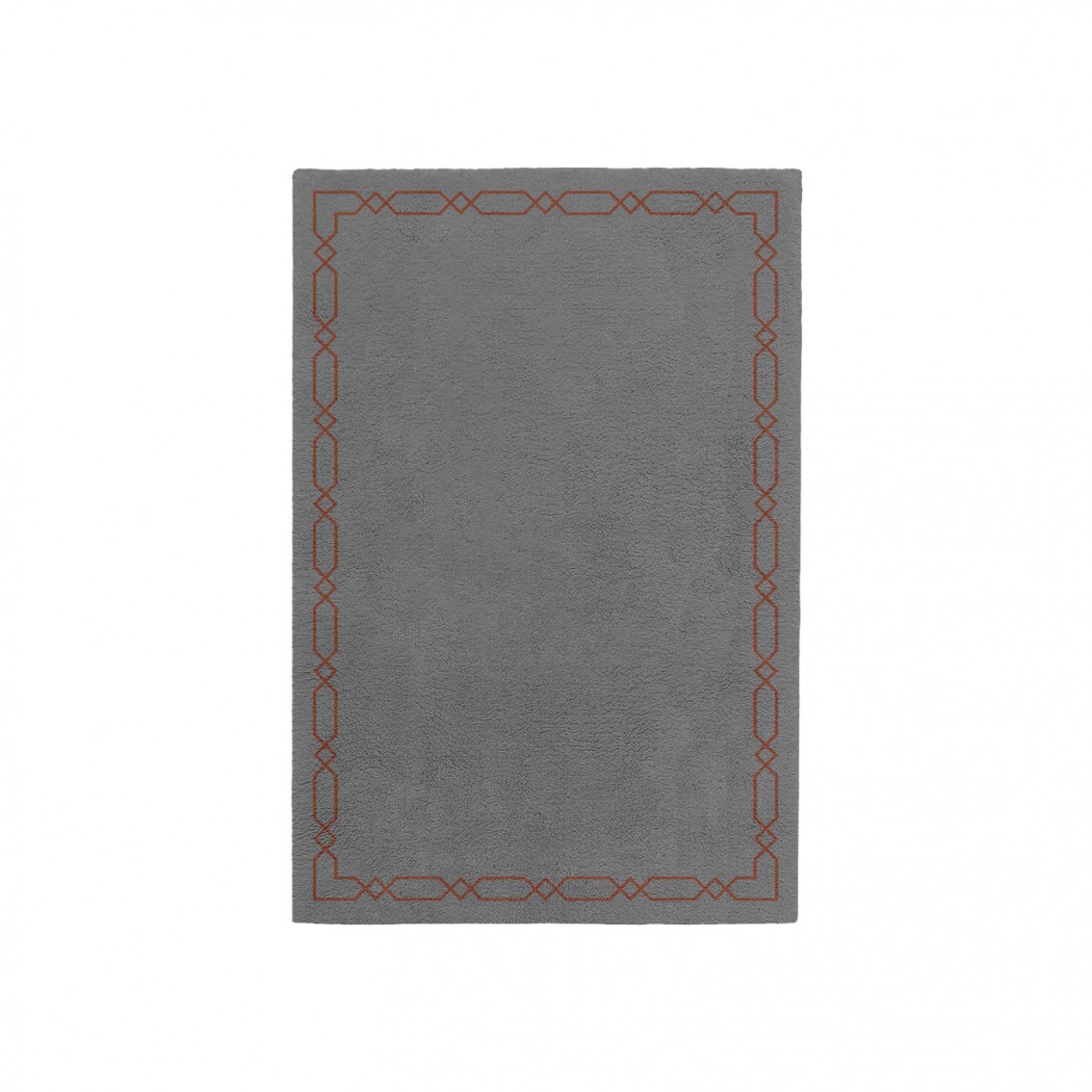 DIAMOND CHARCOAL GRAY AREA RUG