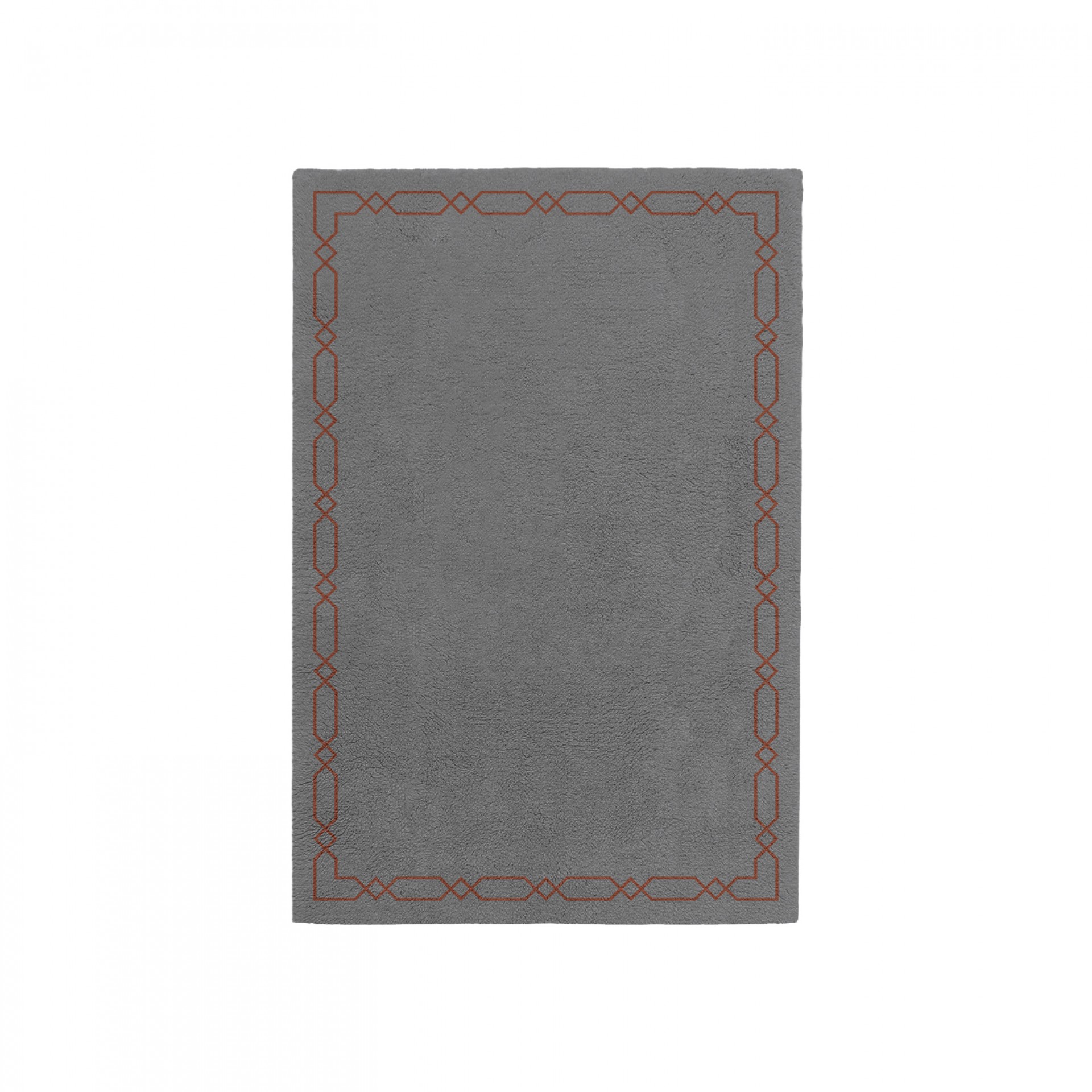 DIAMOND CHARCOAL GRAY AREA RUG
